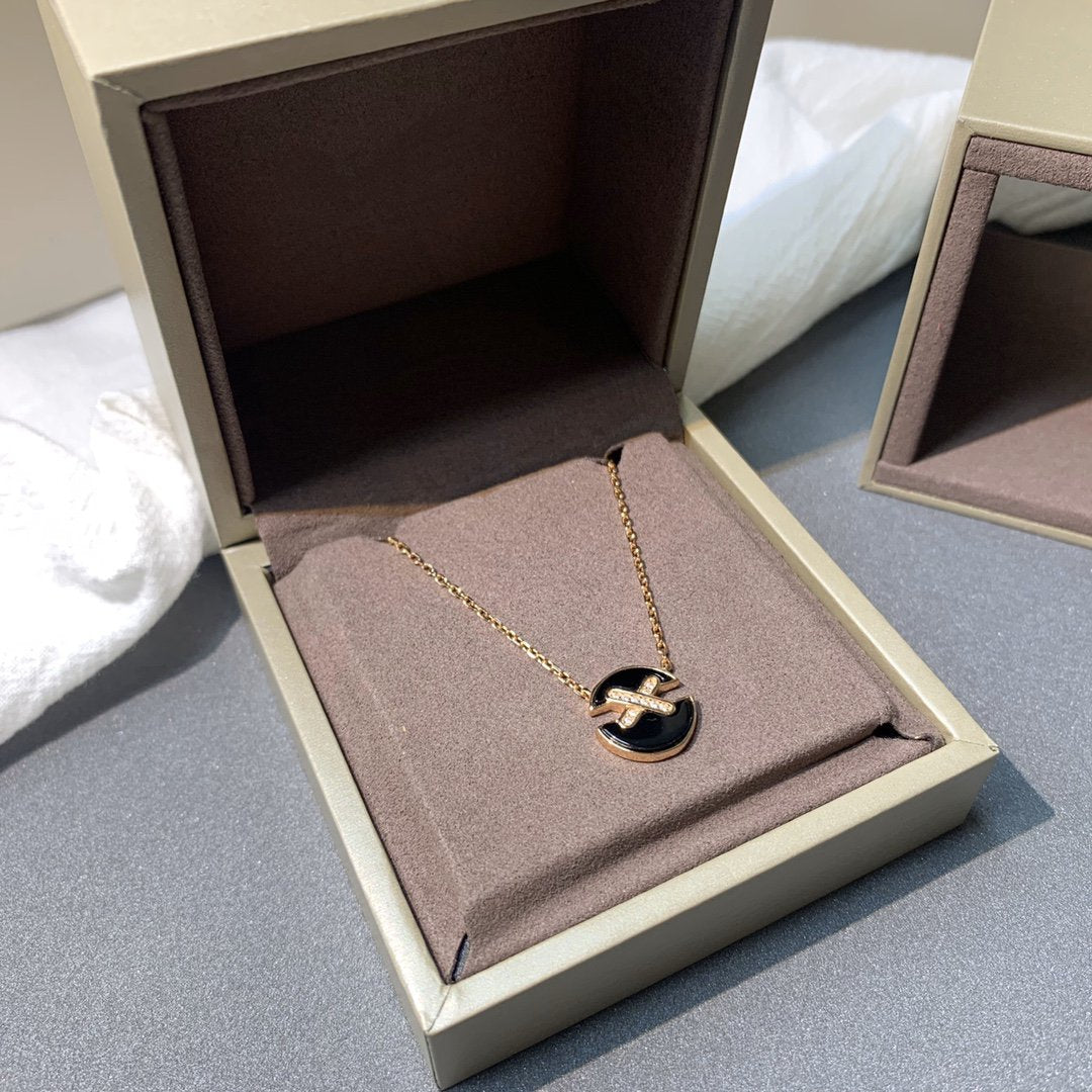 [ELAN LUXE]JEUX DE PINK GOLD DIAMOND NECKLACE