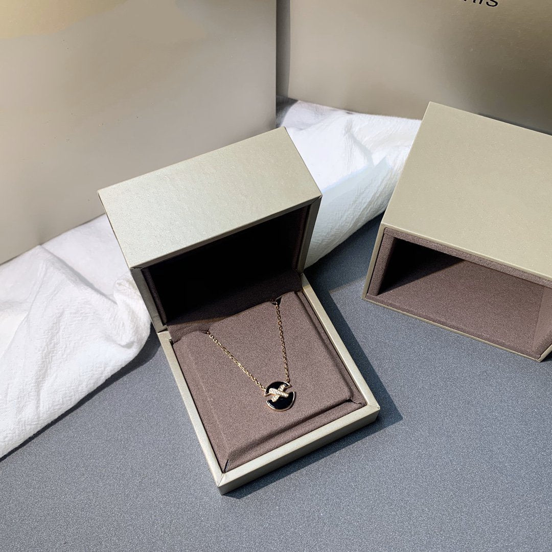 [ELAN LUXE]JEUX DE PINK GOLD DIAMOND NECKLACE