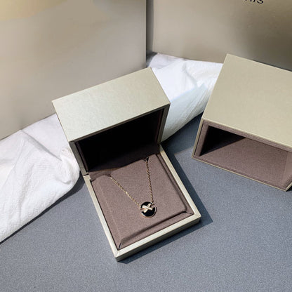 [ELAN LUXE]JEUX DE PINK GOLD DIAMOND NECKLACE