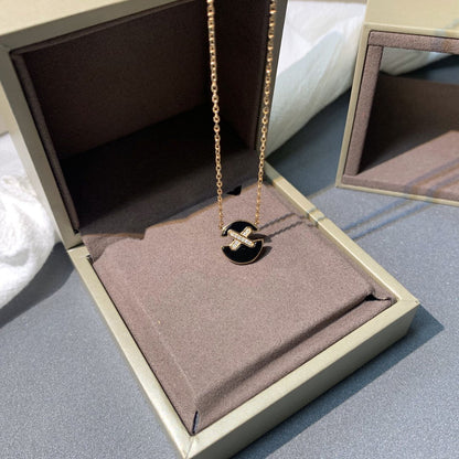 [ELAN LUXE]JEUX DE PINK GOLD DIAMOND NECKLACE