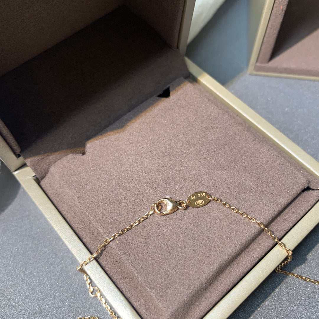 [ELAN LUXE]JEUX DE PINK GOLD DIAMOND NECKLACE