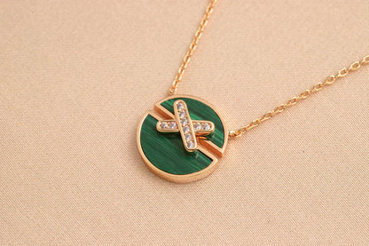 [ELAN LUXE]JEUX DE ROSE GOLD DIAMOND NECKLACE