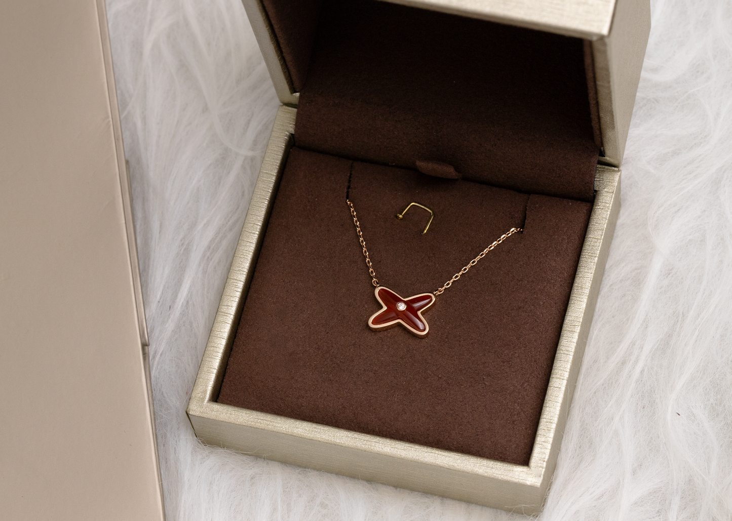 [ELAN LUXE]JEUX DE NECKLACE 1 DIAMOND