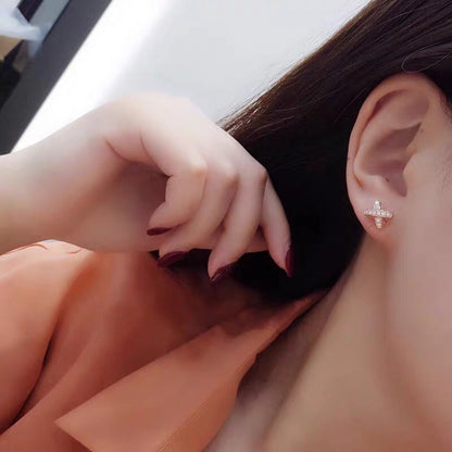 [ELAN LUXE]JEUX DE GOLD DIAMOND EARRINGS