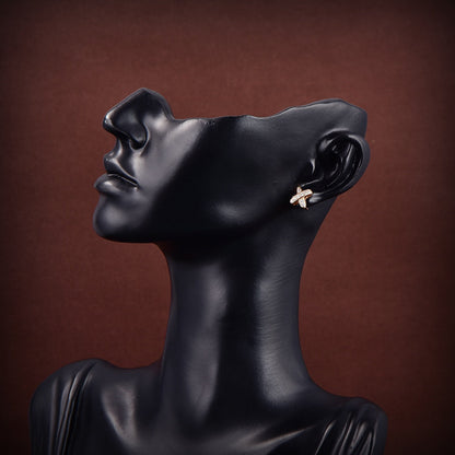 [ELAN LUXE]JEUX DE GOLD DIAMOND EARRINGS
