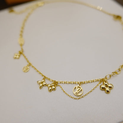 [ELAN LUXE]ELAN LUXEING SUPPLE NECKLACE BRASS
