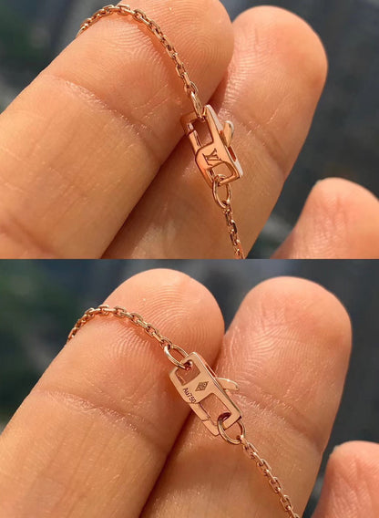 [ELAN LUXE]BLOSSOM PENDANT PINK GOLD AND DIAMOND