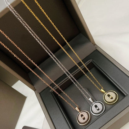 [ELAN LUXE]LUCKY MOVER PM PAVED NECKLACE