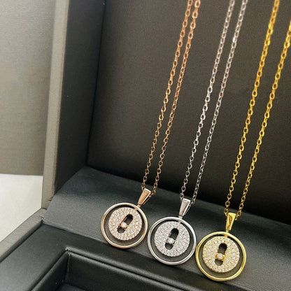 [ELAN LUXE]LUCKY MOVER PM PAVED NECKLACE