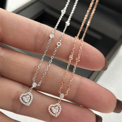 [ELAN LUXE]JOY HEART DIAMOND NECKLACE