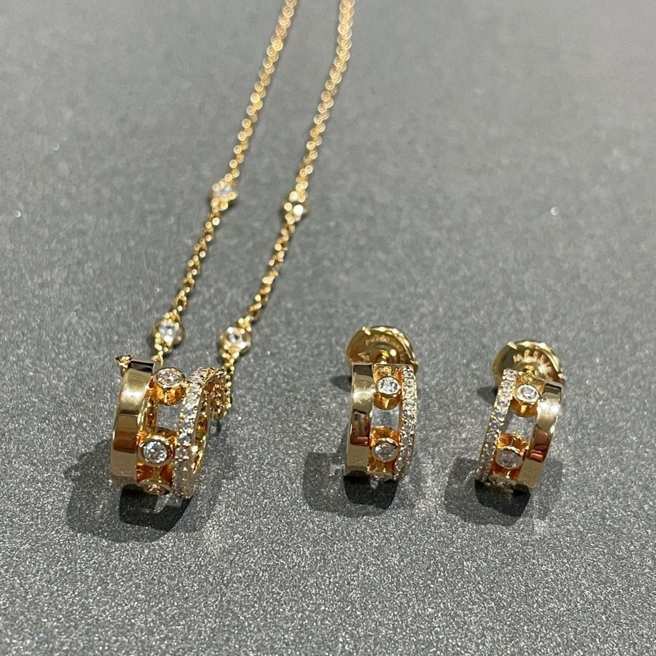 [ELAN LUXE]CHAIN MOVE ROMANE PEDAND NECKLACE
