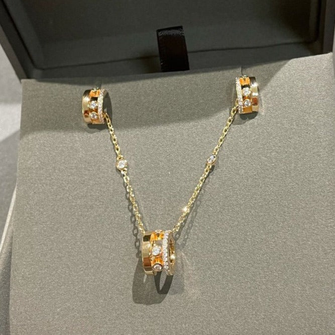[ELAN LUXE]CHAIN MOVE ROMANE PEDAND NECKLACE