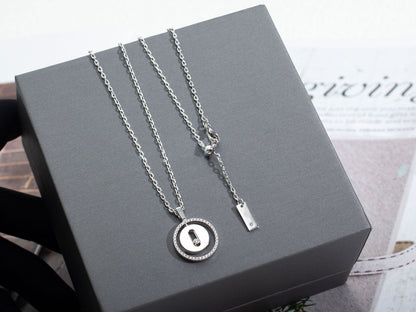 [ELAN LUXE]LUCKY MOVE PM NECKLACE SILVER DIAMOND