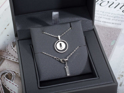 [ELAN LUXE]LUCKY MOVE PM NECKLACE SILVER DIAMOND