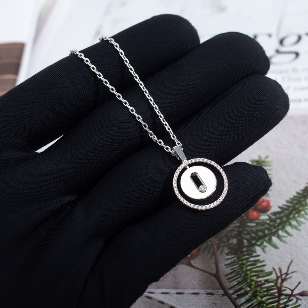 [ELAN LUXE]LUCKY MOVE PM NECKLACE SILVER DIAMOND