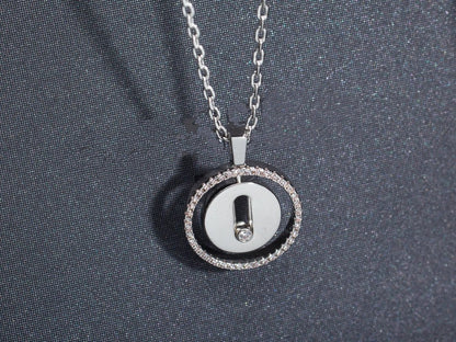 [ELAN LUXE]LUCKY MOVE PM NECKLACE SILVER DIAMOND