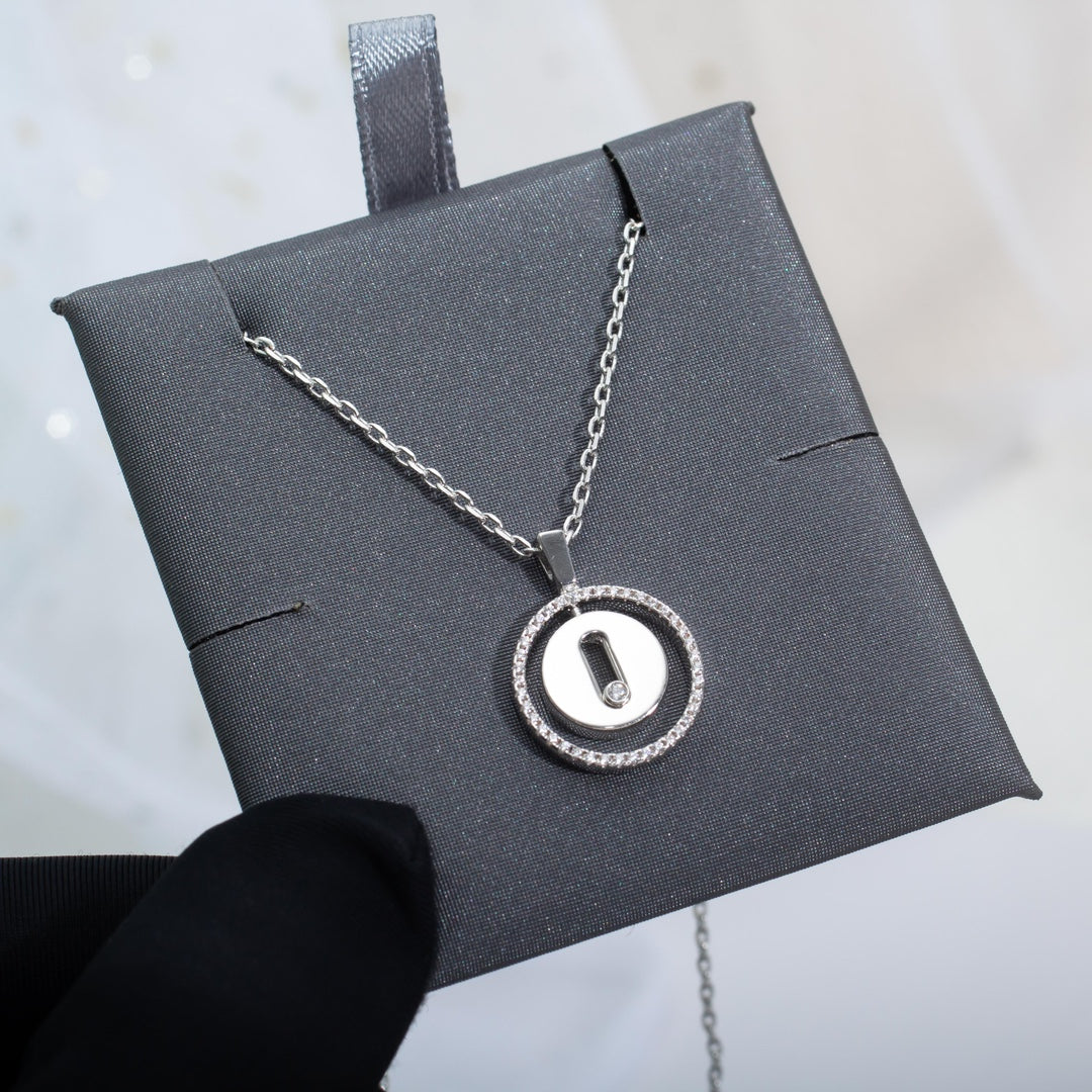 [ELAN LUXE]LUCKY MOVE PM NECKLACE SILVER DIAMOND