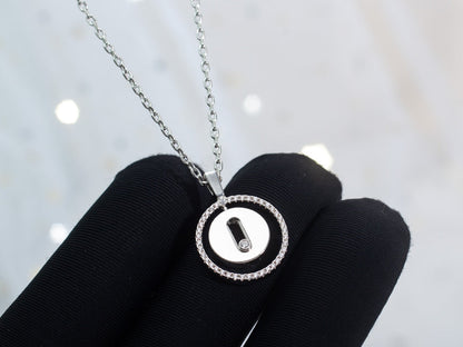 [ELAN LUXE]LUCKY MOVE PM NECKLACE SILVER DIAMOND