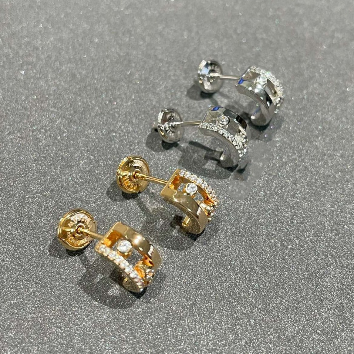 [ELAN LUXE]MOVE ROMANE EARRINGS DIAMOND