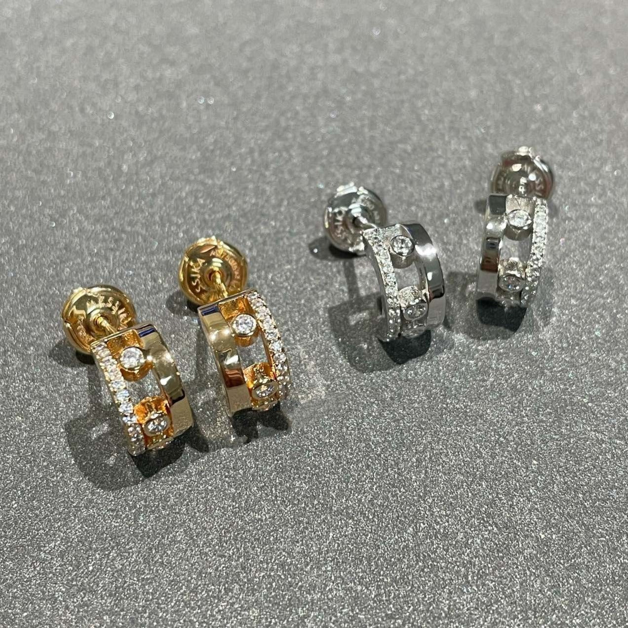 [ELAN LUXE]MOVE ROMANE EARRINGS DIAMOND