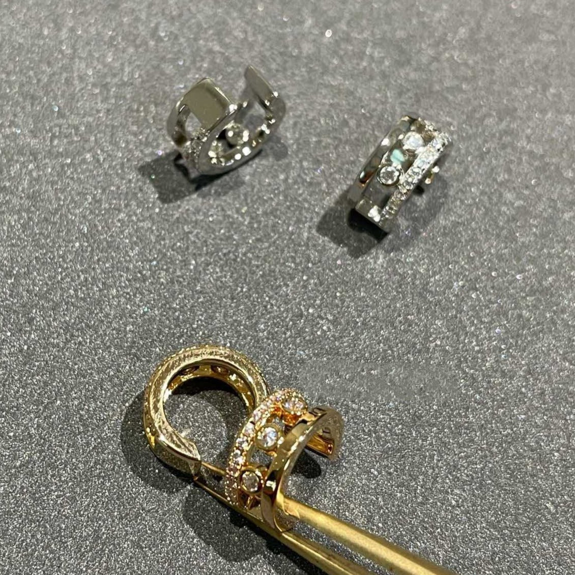 [ELAN LUXE]MOVE ROMANE EARRINGS DIAMOND