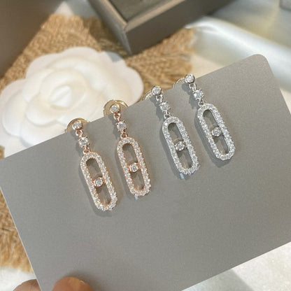 [ELAN LUXE]DORMEUSES MOVE UNO DIAMOND EARRINGS