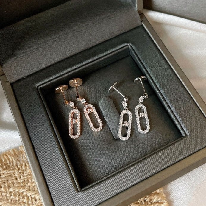 [ELAN LUXE]DORMEUSES MOVE UNO DIAMOND EARRINGS
