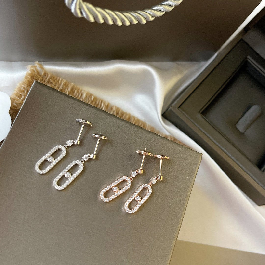 [ELAN LUXE]DORMEUSES MOVE UNO DIAMOND EARRINGS