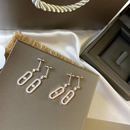[ELAN LUXE]DORMEUSES MOVE UNO DIAMOND EARRINGS