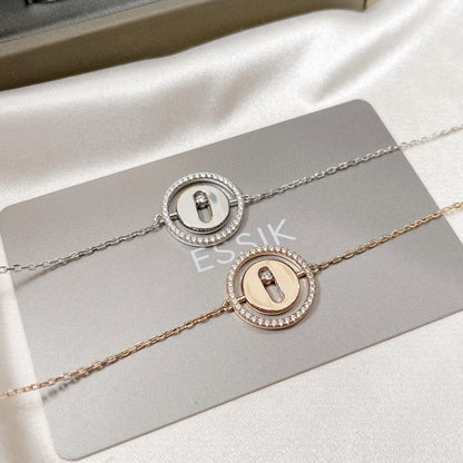 [ELAN LUXE]LUCKY MOVE PAVED DIAMOND BRACELET