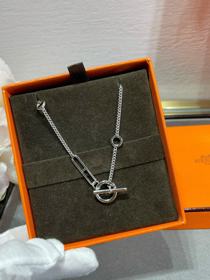 [ELAN LUXE]HM STERLING CHAINE D'ANCRE HEART