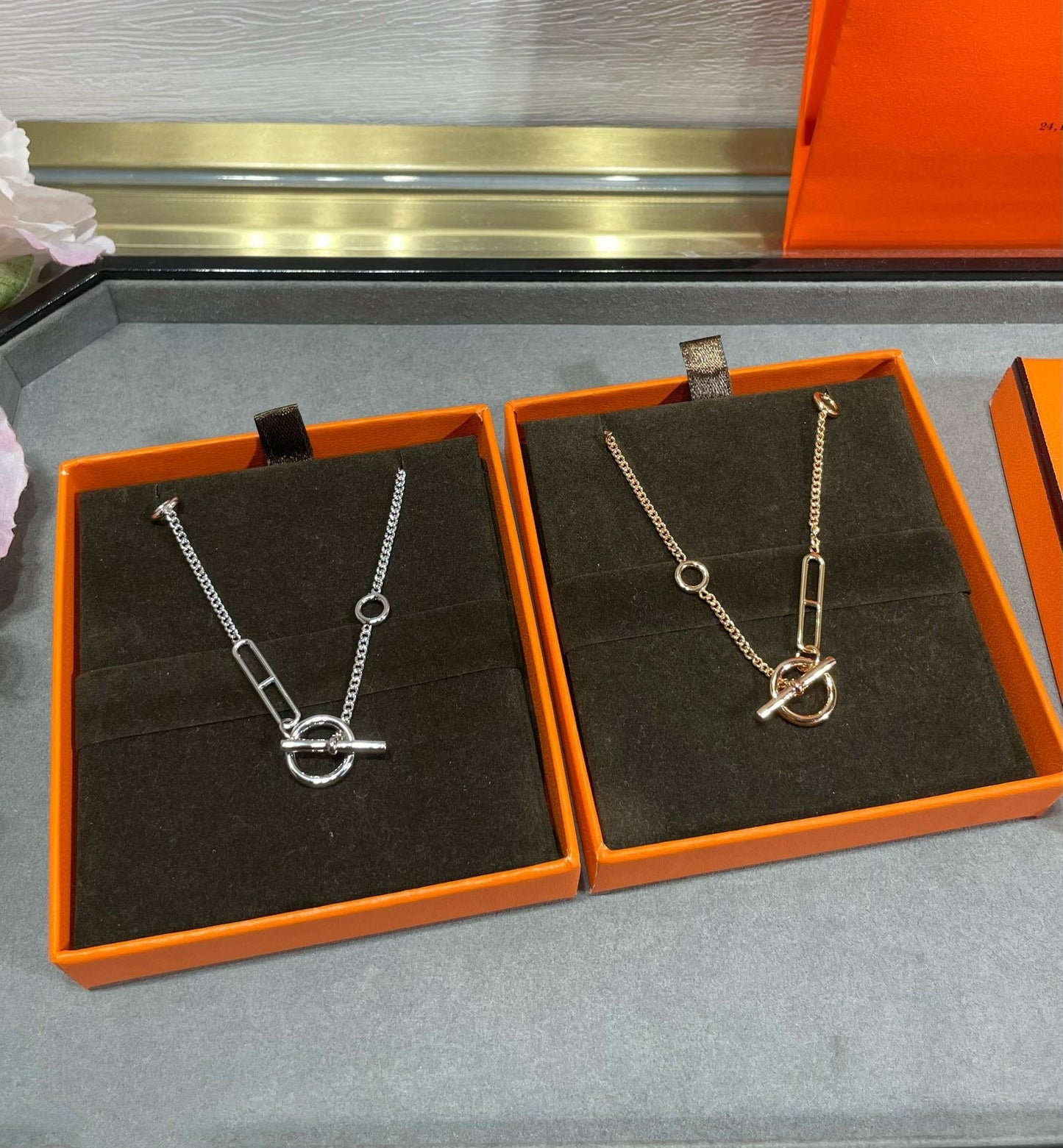 [ELAN LUXE]HM STERLING CHAINE D'ANCRE HEART