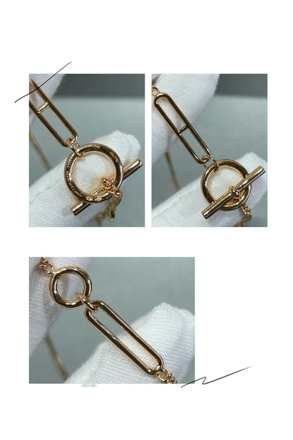 [ELAN LUXE]HM STERLING CHAINE D'ANCRE HEART