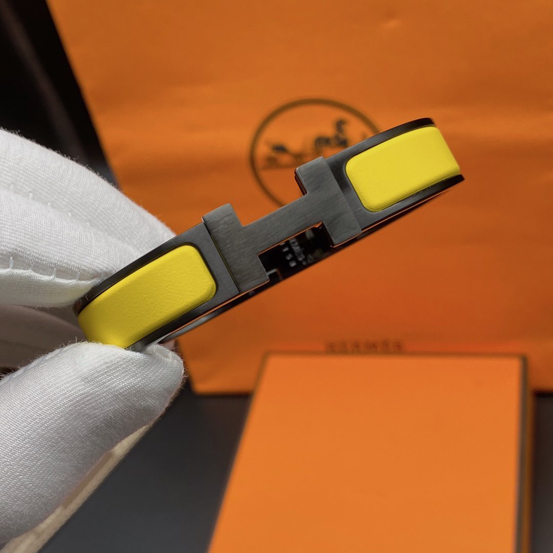 [ELAN LUXE]CLIC HM SO BLACK YELLOW BRACELET