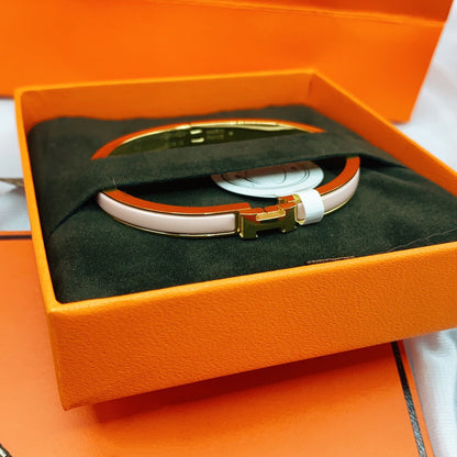 [ELAN LUXE]CLASSIC HM CLIC  PINK 8MM ENAMEL BRACELET