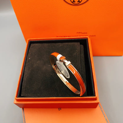 [ELAN LUXE]CLASSIC HM CLIC RED 8MM ENAMEL BRACELET
