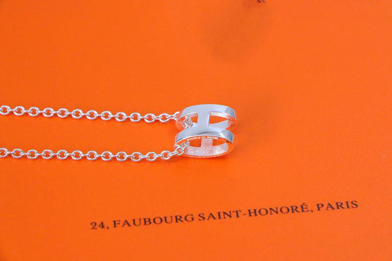 [ELAN LUXE]HM NECKLACE H LETTER OVAL SERIES