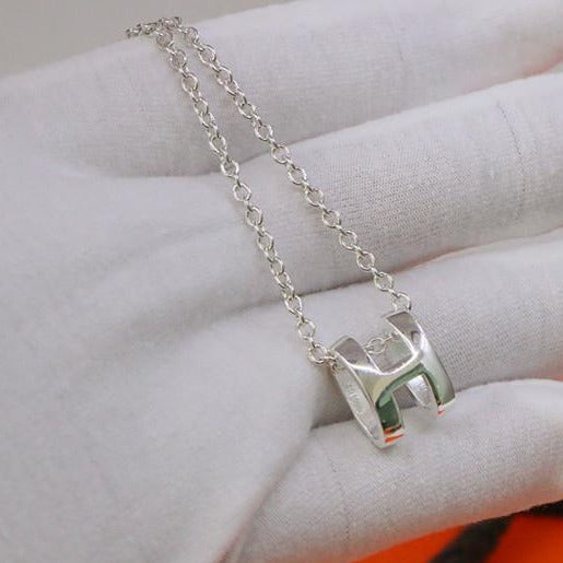[ELAN LUXE]HM NECKLACE H LETTER OVAL SERIES
