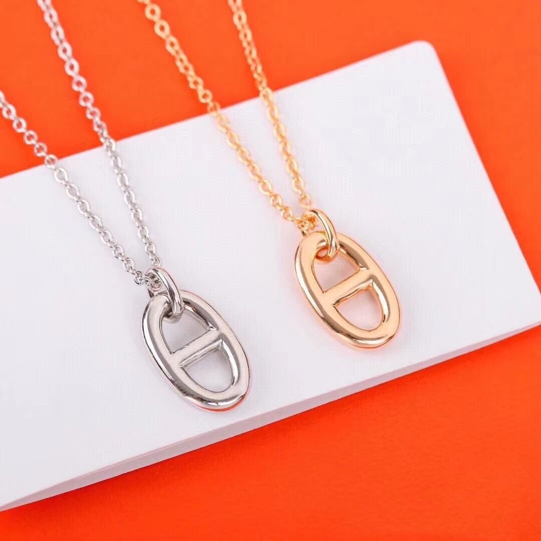 [ELAN LUXE]HM PIG NOSE NECKLACE