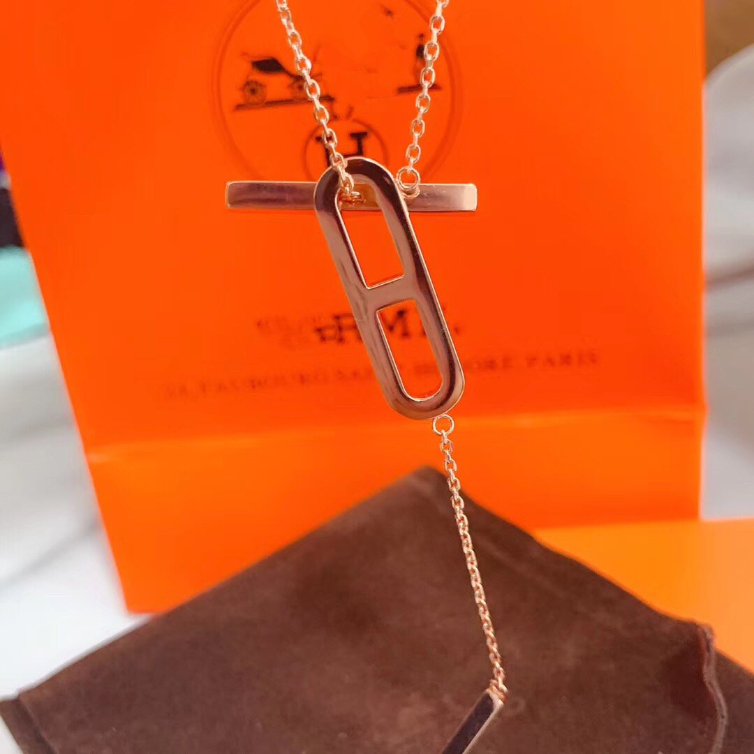 [ELAN LUXE]HM NECKLACE PLATINUM ROSE GOLD DIAMOND