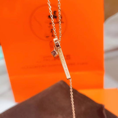 [ELAN LUXE]HM NECKLACE PLATINUM ROSE GOLD DIAMOND