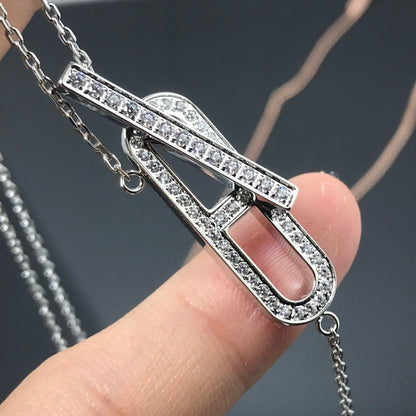 [ELAN LUXE]HM NECKLACE PLATINUM ROSE GOLD DIAMOND