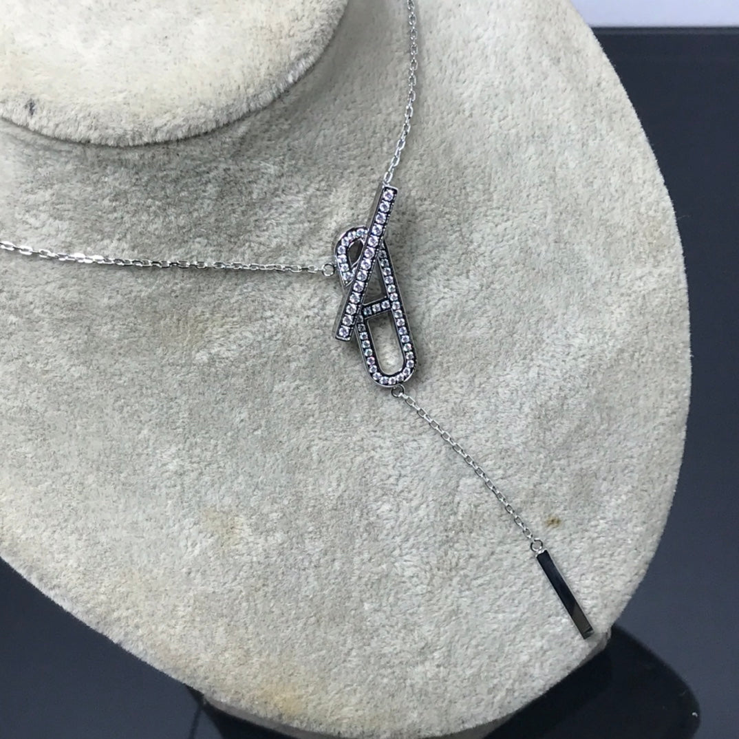 [ELAN LUXE]HM NECKLACE PLATINUM ROSE GOLD DIAMOND