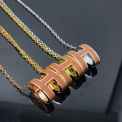 [ELAN LUXE]H NECKLACE BROWN