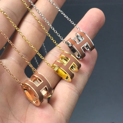 [ELAN LUXE]H NECKLACE BROWN