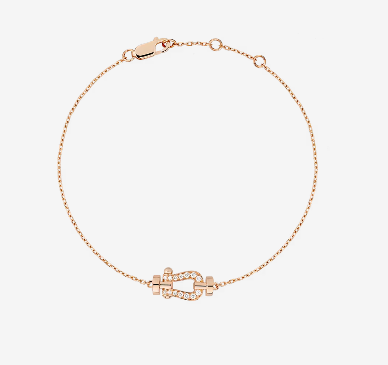 [ELAN LUXE]FORCE 10 FULL DIAMOND BUCKLE CHAIN LINK MINI MODEL