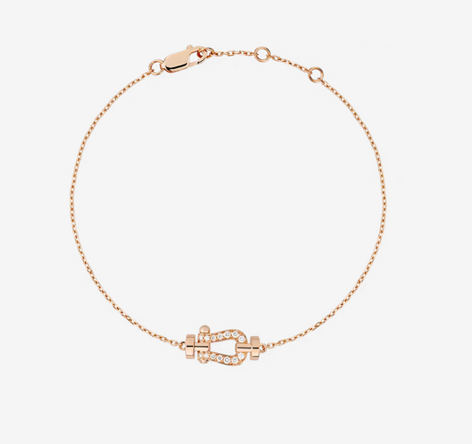 [ELAN LUXE]FORCE 10 FULL DIAMOND BUCKLE CHAIN LINK MINI MODEL