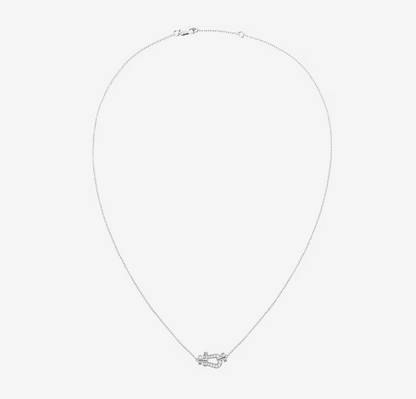 [ELAN LUXE]FORCE 10 DIAMOND SILVER NECKLACE MINI MODEL