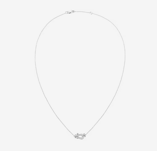 [ELAN LUXE]FORCE 10 DIAMOND SILVER NECKLACE MINI MODEL