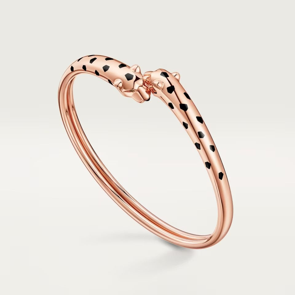 [ELAN LUXE]PANTHERE DOUBLE HEADED OPEN BRACELET